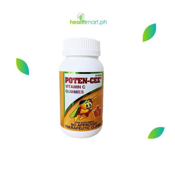 ;6{PotenCee Vitamin C Gummies (30 gummies) Vitamins for kids Lazada PH