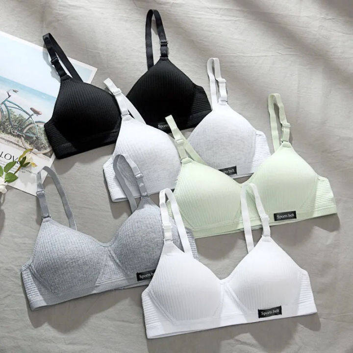 สินค้าพร้อมส่ง-braforyou-n587-เสื้อใน-ไร้โครงทรงสวย-3-ตะขอหลัง-เสริมฟองน้ำในตัว