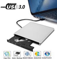 เครื่องไรท์แผ่นดีวีดี USB3.0แบบพกพาไดรฟ์ออปติคัลแบบบางเฉียบเอ็กซ์เทอนอลดีวีดีไดร์ฟ CD +/-RW DVD +/-RW Superbrive สำหรับเดสก์ท็อป/โน้ตบุ๊ก