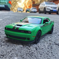 1:24 Dodge Challenger SRT ล้อแม็กรถสปอร์ตรุ่น D Iecasts โลหะของเล่นยานพาหนะรถรุ่นจำลองสูงคอลเลกชันเด็กของเล่นของขวัญ