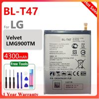 ของแท้ BLT47 BL-T47แบตเตอรี่สำหรับ LG กำมะหยี่ LMG900TM BL T47 4300MAh แบตเตอรี่โทรศัพท์มือถือแบตเตอรี่ + เครื่องมือฟรี