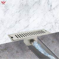 WETIPS 304 Steel Floor Drain Filter Bath Shower Drain Desague Plato De Ducha Square Channel Drain Deodorant Floor Drains Grill Traps Drains