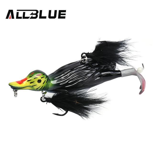 dt-hot-allblue-stupid-duck-topwater-fishing-floating-artificial-bait-plopping-and-splashing-feet-hard-tackle-geer
