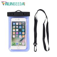 Runseeda Lanyard Kolam Tas Tahan Air Kantong Ponsel Smartphone Disegel Pack Kolam Renang Pantai Di Laut Menyelam Tas Penyimpanan