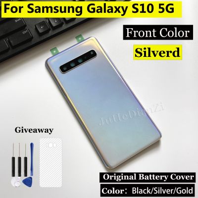 Original Samsung Housing Back Cover Cases For SAMSUNG Galaxy S10 X 5G Version Phone Rear Battery Door With Tools Replacement Parts