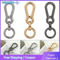 KOI WATCHES Push Trigger เครื่องมือกลางแจ้ง ประตูชุบ Spring Gourd Buckles Bag Belt Buckle Snap Clasp Clip Carabiner Purses Handbags