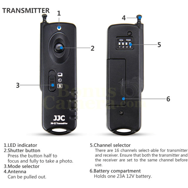 jm-a-ii-รีโมทคอนโทรลไร้สายสำหรับกล้องแคนนอน-eos-r3-r5-r5c-5d-5d-mk-ii-mk-iii-mk-iv-6d-6d-ii-7d-7d-ii-40d-50d-1d-canon-wireless-remote-control