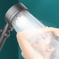 5 Modes Pressurized Shower Adjustable Pressure Saving One-key Stop Spray Nozzle Accessories 【hot】