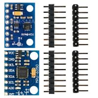 MMA8452อเนกประสงค์โมดูล3แกนวัดความเร่งและโมดูล MPU6050เซ็นเซอร์โมดูล6ไจโรแกน I2C อินเตอร์สำหรับเครื่องบิน Arduino และเครื่องบิน4แกน