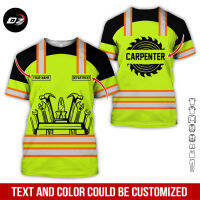 2023 Customized Name And Color Carpenter Uniform All Over Printed Clothes SS218