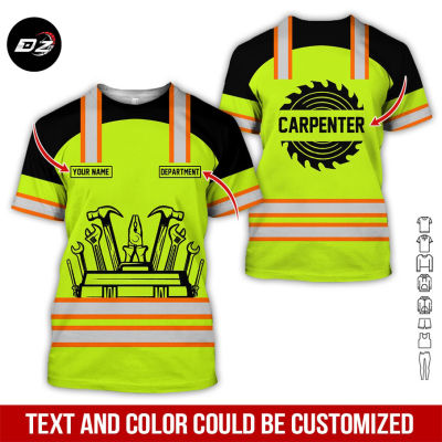 2023 Customized Name And Color Carpenter Uniform All Over Printed Clothes SS218