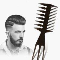 Retro Men 39;s Oil Head Comb Double Sided Haircut Shape Texture Combs Styling Tool