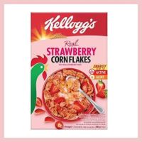 ซีเรียล คอนเฟลก รสสตอเบอรี่ Kellogs Strawberry Corn Flakes 180g