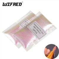 Wifreo 20 Buah Rainbow Flashback Fish Skin untuk Sabiki Rig Fly Water Fishing Jig Assist Hook Fly Tying Material