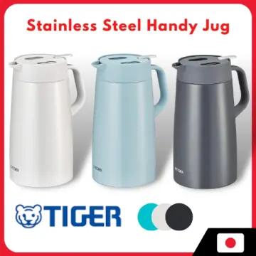 Tiger Thermos Water Bottle 480ml TIGER Mug Bottle One Touch Lightweight  MKA-K048WK White