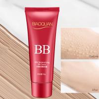 BIAQQUAN 50g Silky BB Cream 3 Colors Full Coverage Makeup Foundation Waterproof Long Lasting Face Concealer Skin Foundation