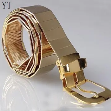 High Waist Gold Silver Belts for Women Fashion Waistbands All