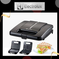 Electrolux เครื่องทำแซนวิ ชอาหารเช้าอัตโนมัติเครื่องทำขนมปังอาหารเช้า Smart Home สองด้านควบคุมอุณหภูมิ Non-Stick Pan คนทำแซนวิช（รับประกัน 3 ปี）