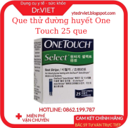 Que thử đường huyết Lifescan OneTouch Select 25