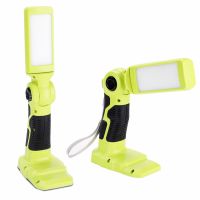 For Ryobi 18V Work Light LED Flashlight 12W 14.4V-20V Lithium Battery Outdoor Portable Lanterns Spotlight Emergency Lighting