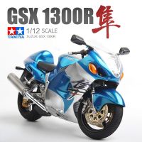 Tamiya โมเดลพลาสติก14090 1/12สำหรับ SUZUKI Hayabusa 1300 (GSX1300R) สร้างหุ่นประกอบรถจักรยานยนต์สำหรับของเล่น DIY โมเดล Hoy