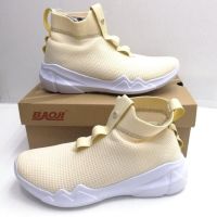 (BJW432) BAOJI รองเท้าผ้าใบผู้หญิง บาโอจิ ของแท้ สีครีม Size 37-41