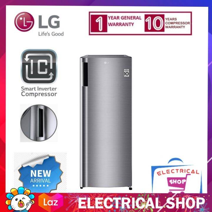 LG Upright freezer GN304SLBT 171L Vertical Freezer with Smart Inverter