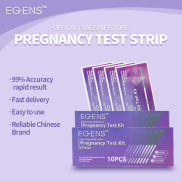 EGENS 10PCS Pregnancy Test Strips Kit HCG Urine Test Urine Pregnancy Test