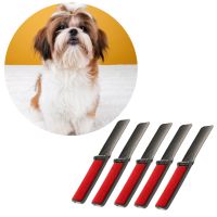 5 Pcs Foldable Dog Cat Shedding Hair Brushes  Clothes Dust Brush Lint Fluff Fabric Pet Hair Remover Cleaner Brushes  Combs