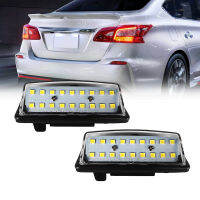 2Pcs Canbus Car LED License Plate Light Number Plate Lamp for Nissan Sentra Leaf Pathfinder Maxima Versa Note Murano Quest 12V