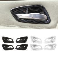 For BMW 3 Series E90 2005 2006 2007 2008 2009 2010 2011 2012 Carbon Fiber Texture Car Door Handle Panel Door Bowl Cover Trim