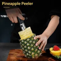 Stainless Steel Pineapple Peeler Cutter Fruit Knife Slicer Spiral Pineapple Cutting Machine Kitchen Cooking Tools Dropshipping Graters  Peelers Slicer