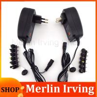 Merlin Irving Shop 3V 4.5V 5V 6V 7.5V 9V 12V 2A 2.1A AC/DC Adapter Power Supply Plug Adjustable Adaptor Charger for LED Light Strip CCTV