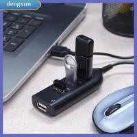 DENGXUN อุปกรณ์เสริม Windows สำหรับ PC แล็ปท็อป USB 2.0 ฮับ USB อะแดปเตอร์ USB 4 พอร์ต Splitter ซ็อกเก็ตมินิฮับ