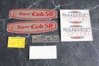 สติ๊กเกอร์ชุด C50 SUPER CUB HONDA 6 ชิ้น