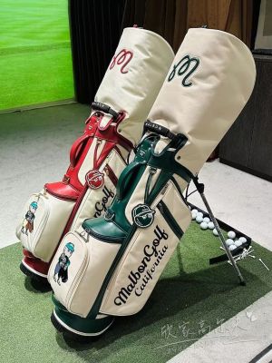 ♦❧﹍ South Korea malbon golf bag 2023 new GOLF practice club mens and womens portable bracket