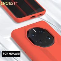 LVOEST Original Liquid Silicone Case For Huawei Mate 50 RS Mate 30 40 Pro Magic 4 5 Pro P30 P40 P50 P60ART X50 Bumper Back Cover