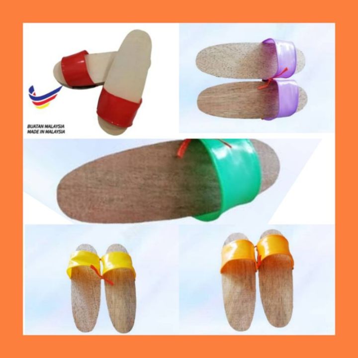 Handmade Male Traditional Wooden Clogs 手工制造男性传统原木木屐 Terompah Kayu Tradisional Lelaki Lazada