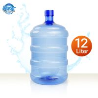 Watertankshop ถังน้ำ ถังน้ำดื่ม PET ขนาด 12 ลิตร ถังฝาเกลียว สำหรับใส่น้ำดื่ม สีน้ำเงิน