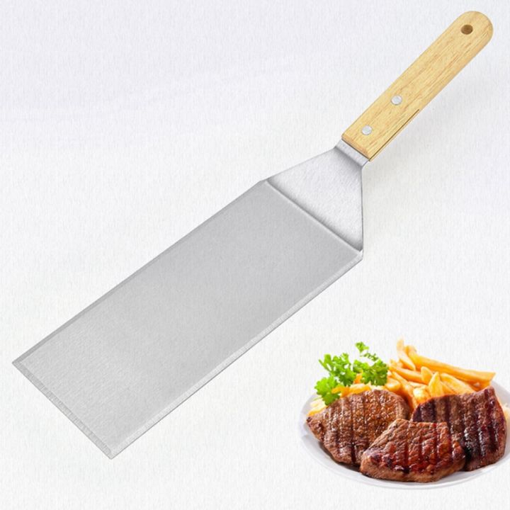 spatula-with-strong-wooden-handle-professional-food-flipper-scraper-sturdy-stainless-steel-baking-tools-for-grilling-cooking
