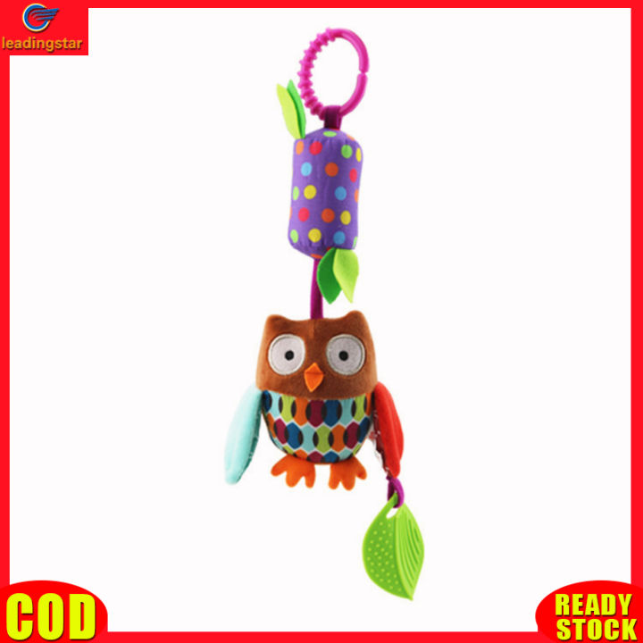 leadingstar-toy-hot-sale-cartoon-animal-wind-chime-infant-rattles-with-teether-crib-bed-stroller-hanging-pendant-toys
