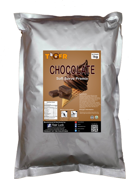 Soft Serve Ice Cream Powder Premix YLO Chocolate 20's Lazada PH