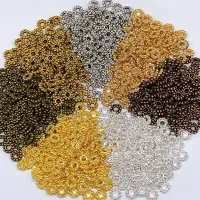 7mm 100pcsTibetan plated bead Metal Spacer Beads