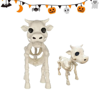 Outdoor Halloween Prop Party Supplies For Halloween Celebrations Outdoor Cow Skull Prop Cow Skeleton Sculpture Halloween Cow Skeleton Decoration