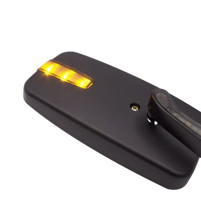 “：{}” 8Mm 10Mm Motorcycle Rearview Mirror With LED Light For Motorcycle,Metric Bikes,Cruiser Chopper,Street Bikes