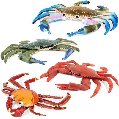 Simulation model of Marine animals plastic hermit crab crab toys children swimming crab crab Sally boy gift
