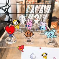 【คุณภาพสูง】ฟิกเกอร์อะคริลิค รูปตัวการ์ตูน bt21 โดย BTS