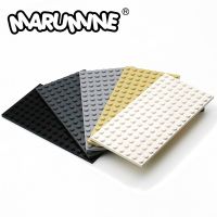 MARUMINE 8X1 6แผ่นฐานลายจุดตึกขนาดเล็ก Bs กับแท่งตัวต่อคลาสสิค92438 MOC DIY อุปกรณ์เสริมของเล่นสำหรับเด็กหญิงเด็กชาย