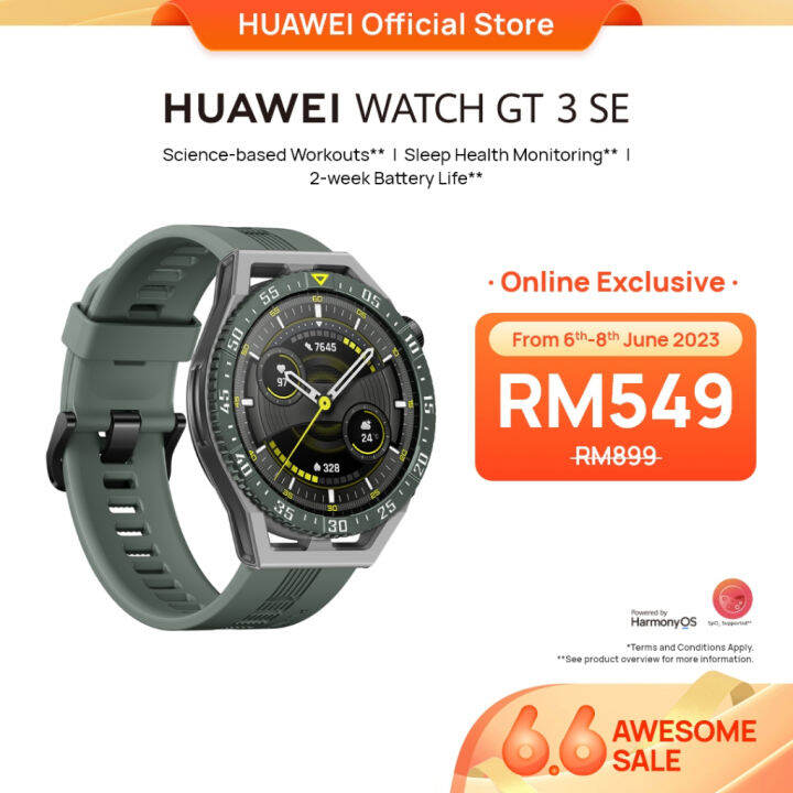 HUAWEI WATCH GT 3 SE Smartwatch Sciencebased Workouts Sleep Health