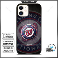 Washington Nationals Phone Case for iPhone 14 Pro Max / iPhone 13 Pro Max / iPhone 12 Pro Max / XS Max / Samsung Galaxy Note 10 Plus / S22 Ultra / S21 Plus Anti-fall Protective Case Cover